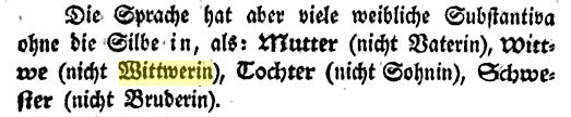 Ausschnitt aus die Sprache der Deutschen von 1835